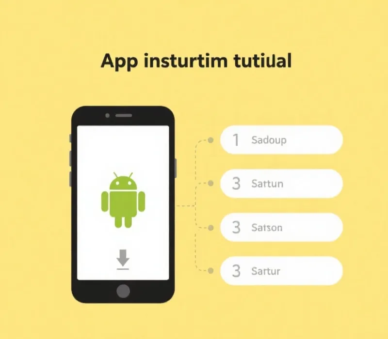 安卓APP下载安装步骤示意图